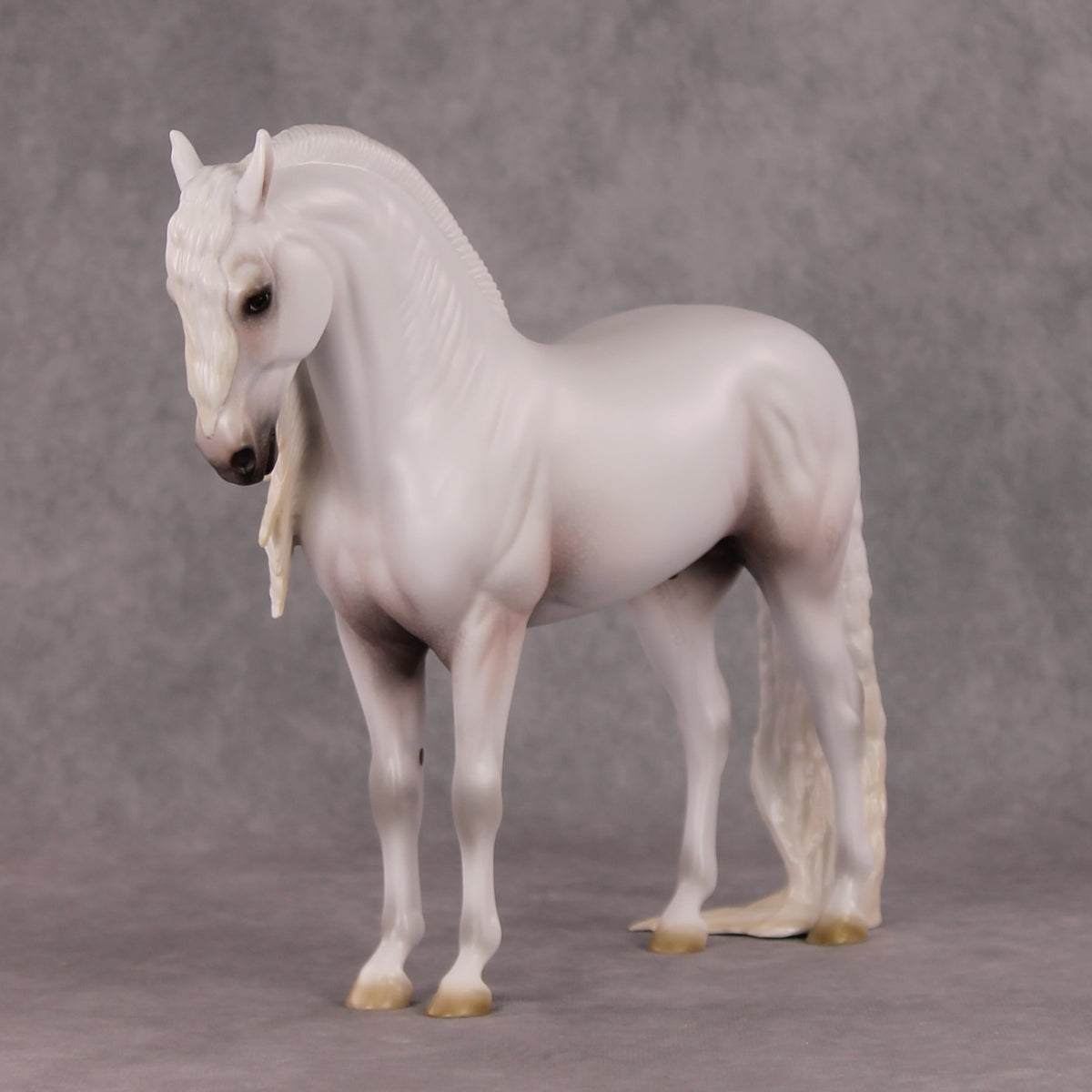 Timeless  OOAK Grey with Mottling Andalusian By Ashley Palmer HS24