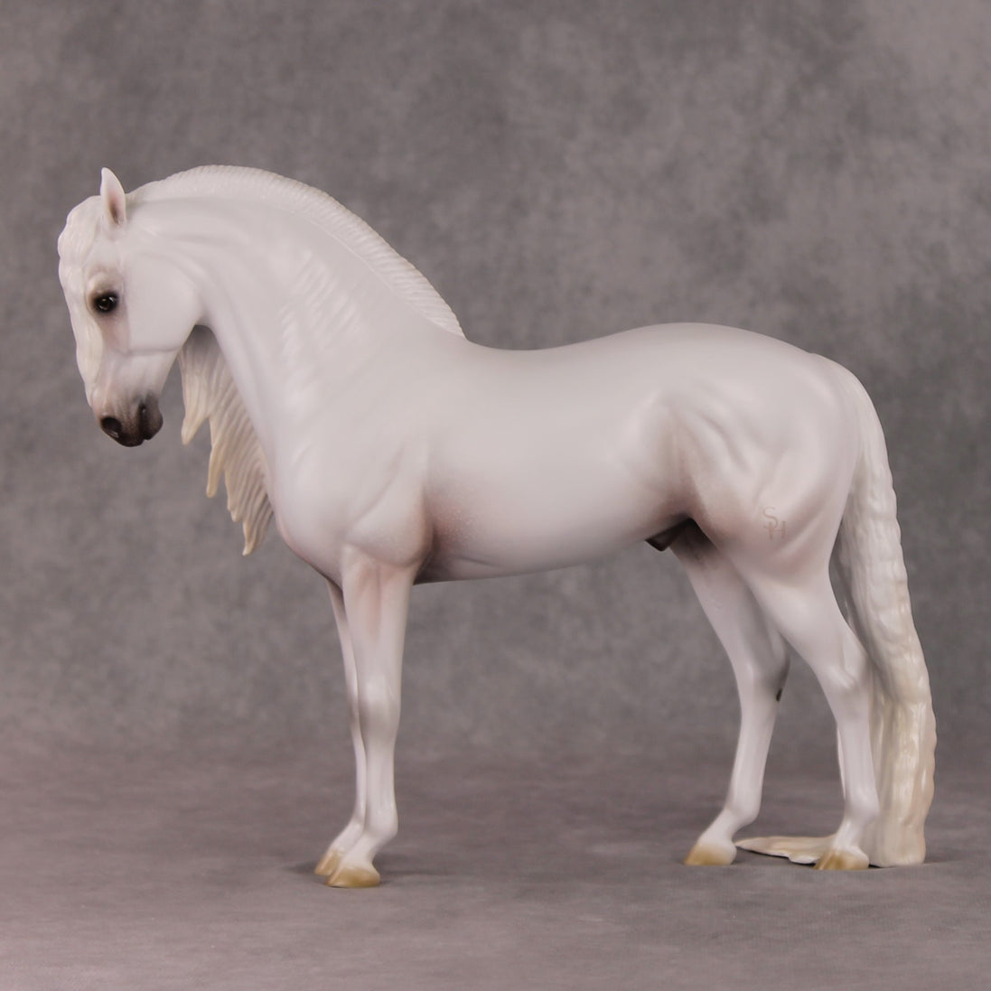 Timeless  OOAK Grey with Mottling Andalusian By Ashley Palmer HS24