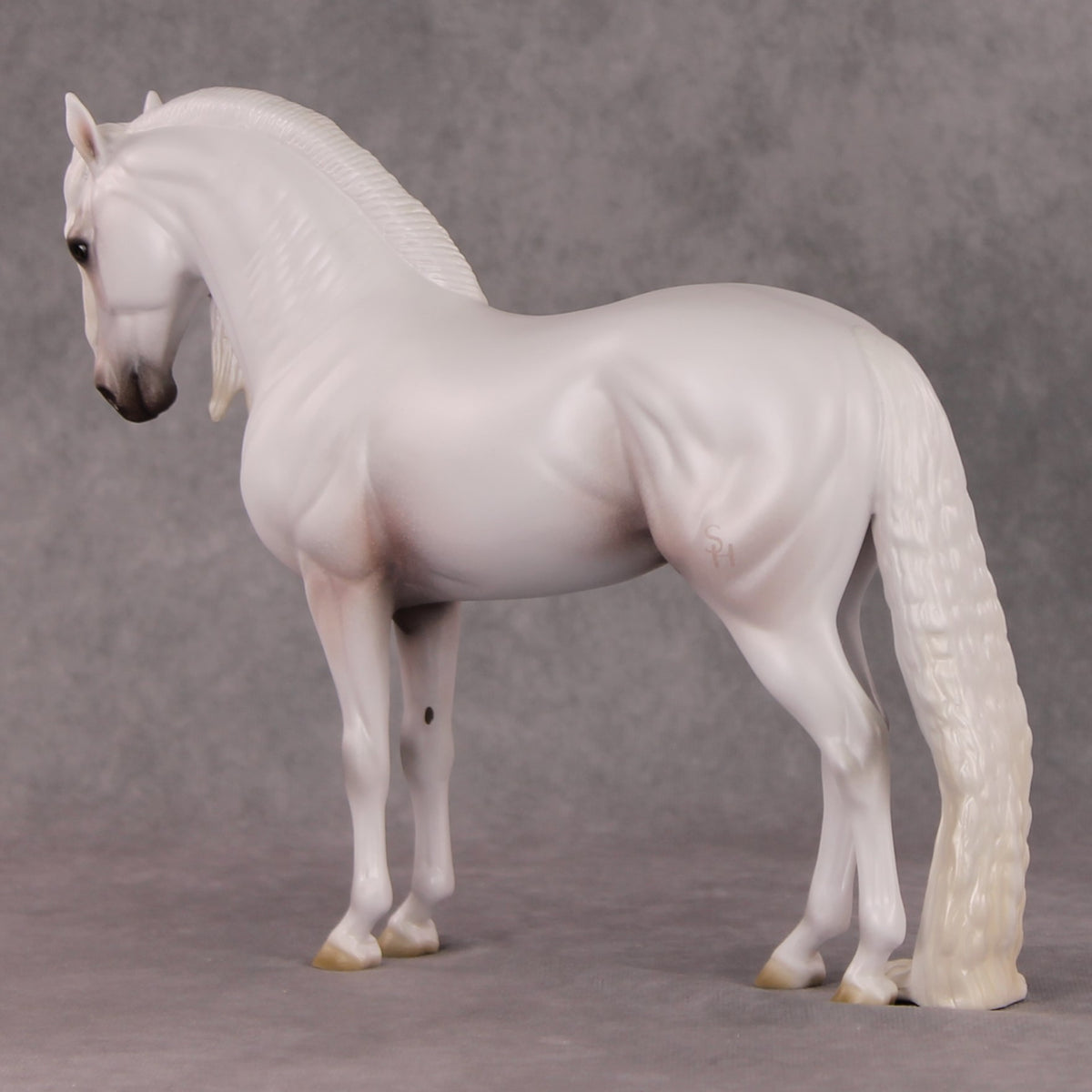 Timeless  OOAK Grey with Mottling Andalusian By Ashley Palmer HS24
