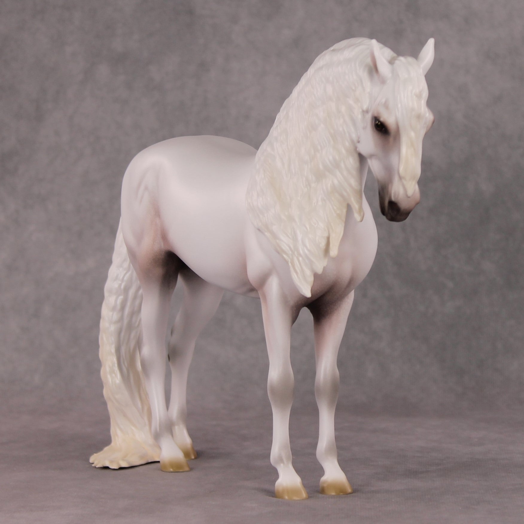 Timeless  OOAK Grey with Mottling Andalusian By Ashley Palmer HS24