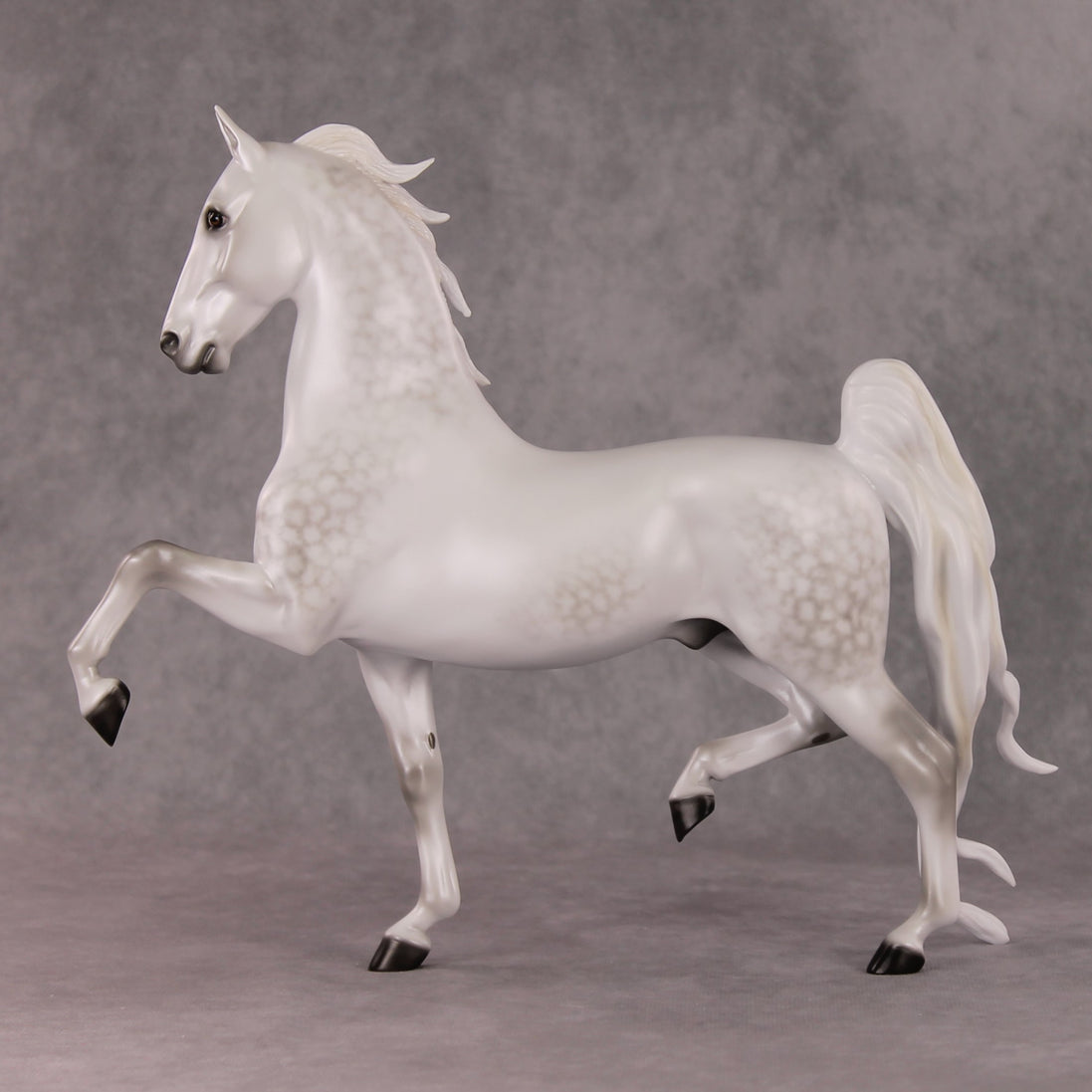 Step Inside OOAK Light Dapple Grey American Saddlebred By Ellen Robbins HS24