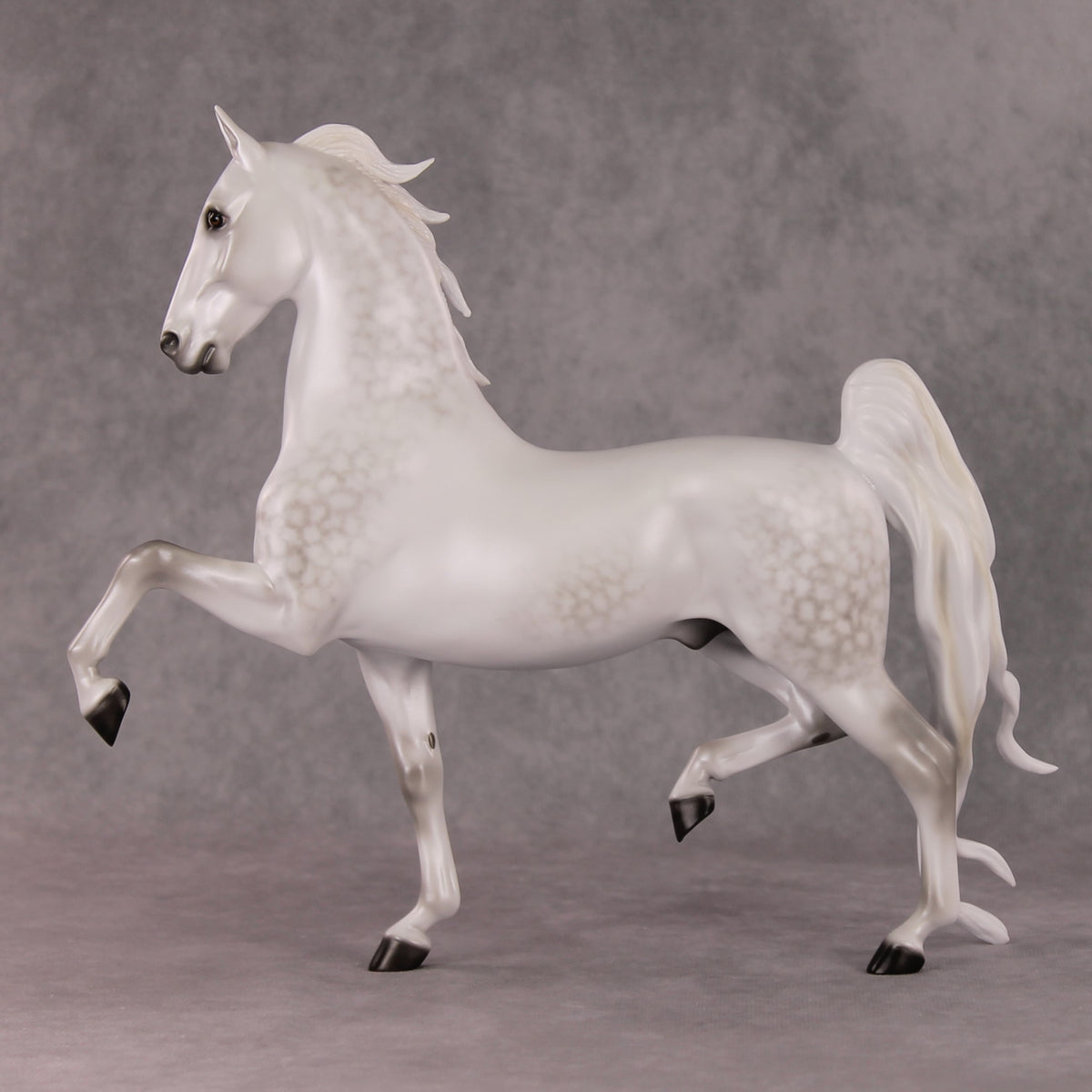 Step Inside OOAK Light Dapple Grey American Saddlebred By Ellen Robbins HS24