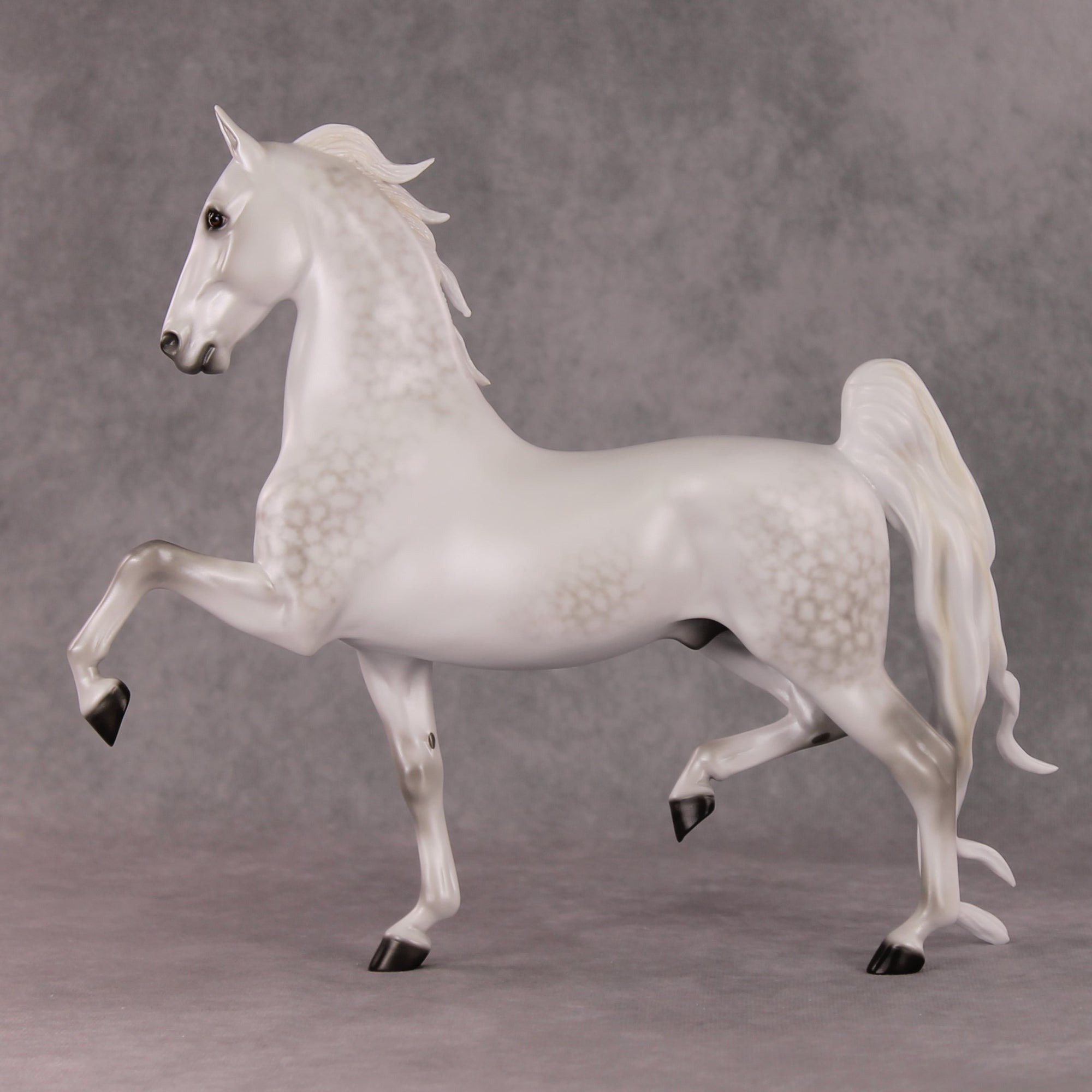 Step Inside OOAK Light Dapple Grey American Saddlebred By Ellen Robbins HS24