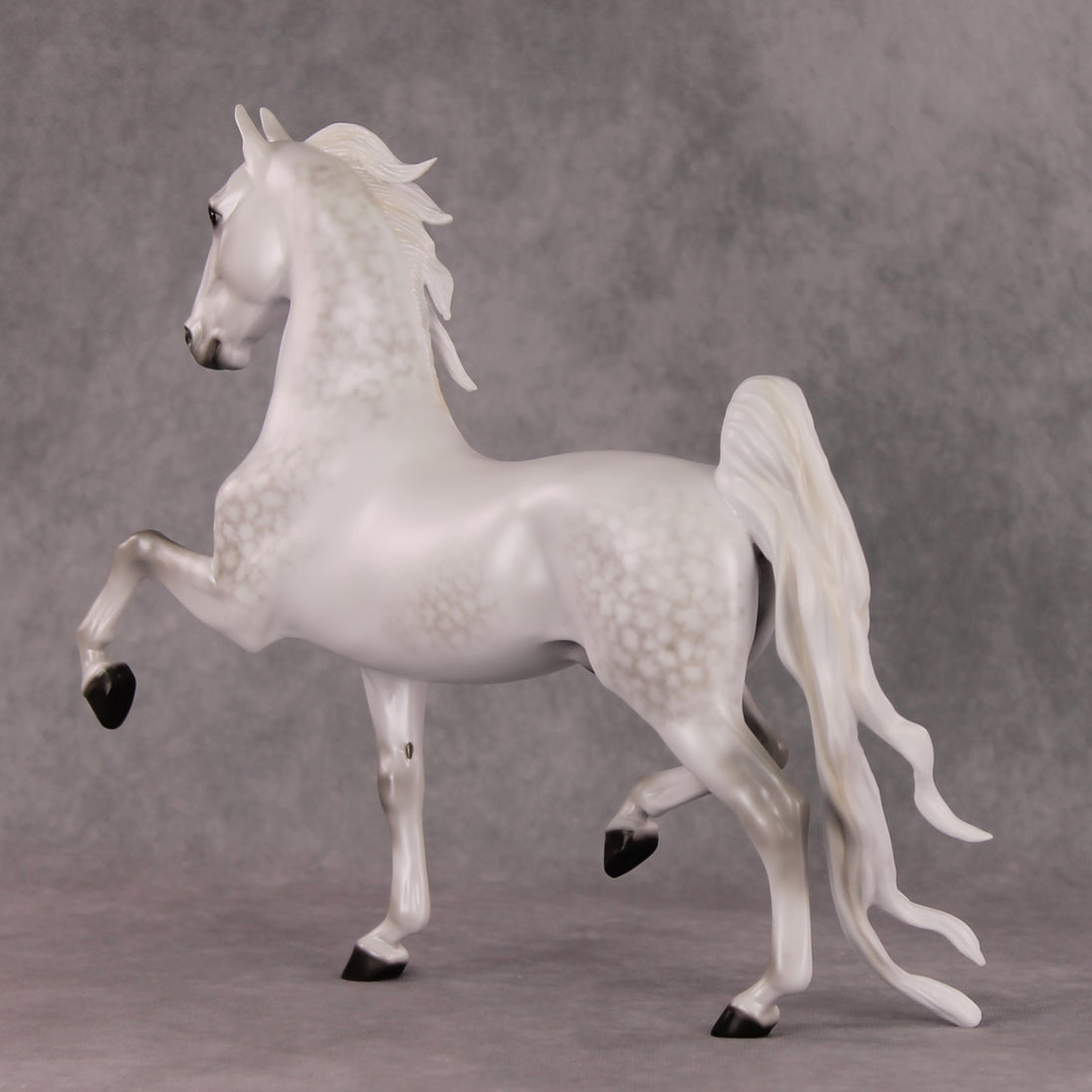 Step Inside OOAK Light Dapple Grey American Saddlebred By Ellen Robbins HS24