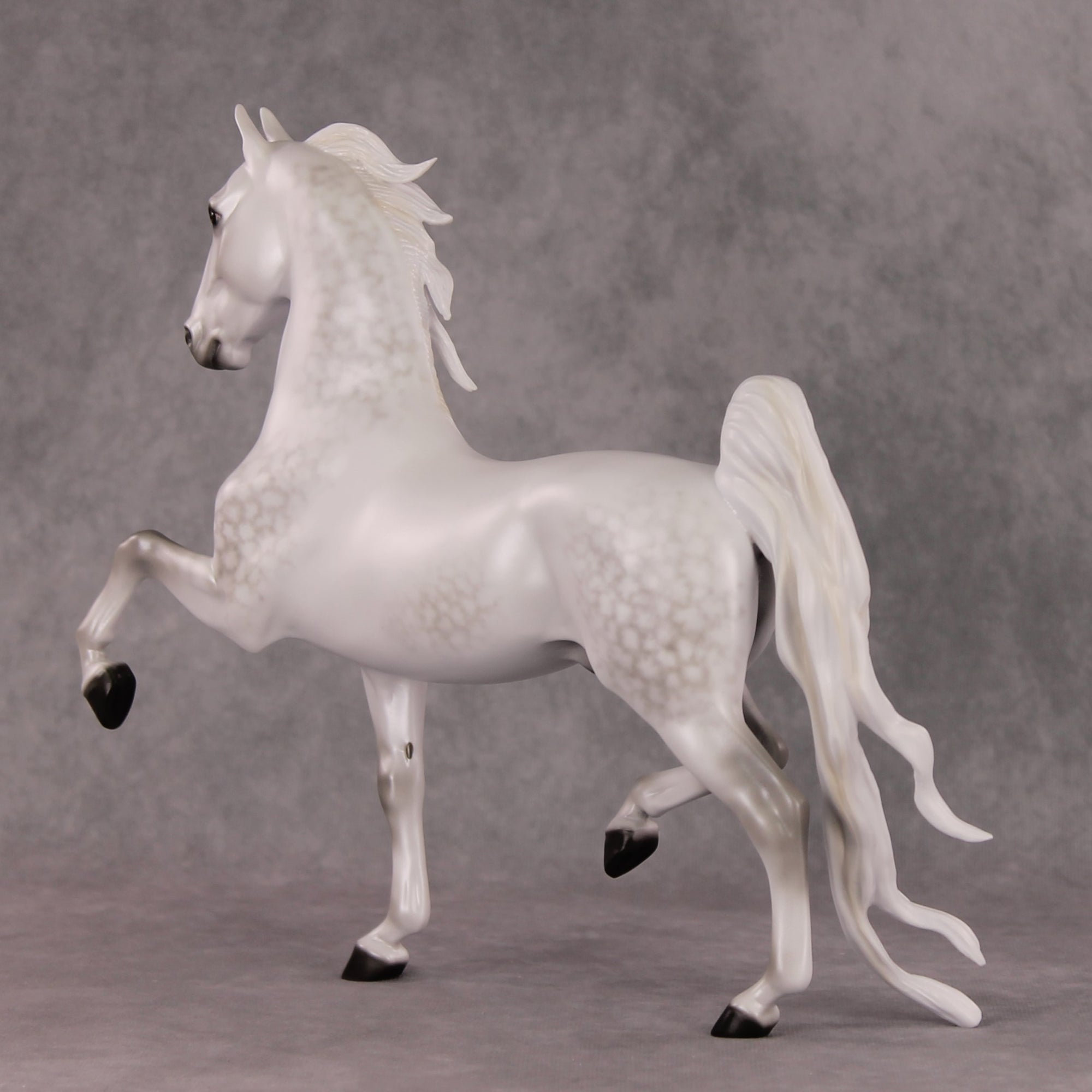 Step Inside OOAK Light Dapple Grey American Saddlebred By Ellen Robbins HS24
