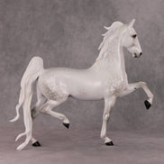 Step Inside OOAK Light Dapple Grey American Saddlebred By Ellen Robbins HS24