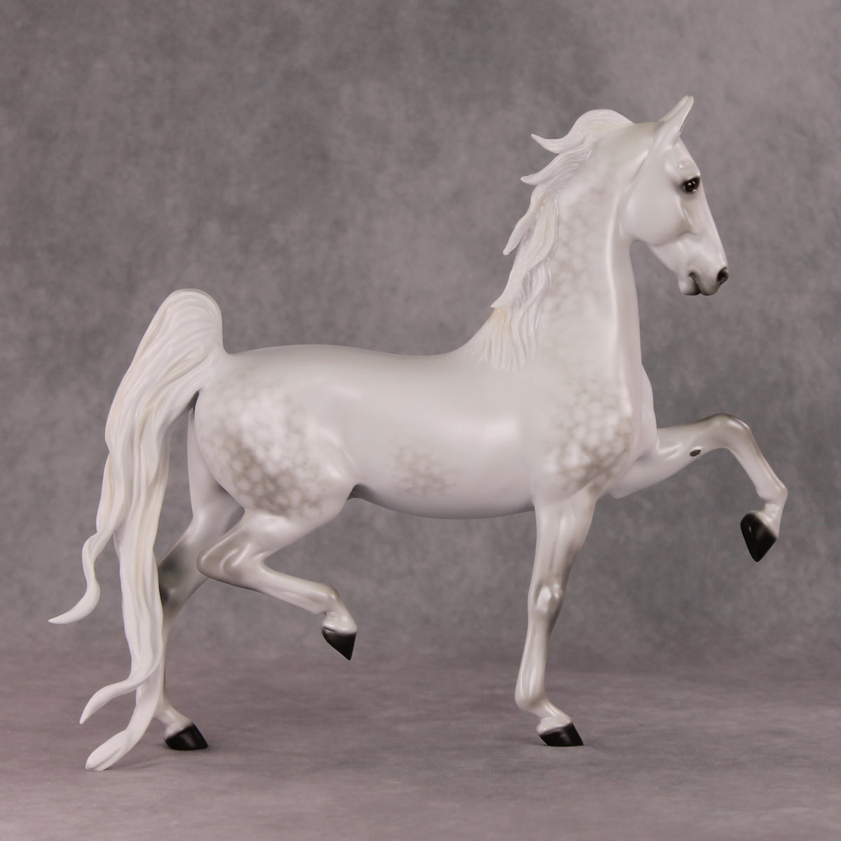 Step Inside OOAK Light Dapple Grey American Saddlebred By Ellen Robbins HS24