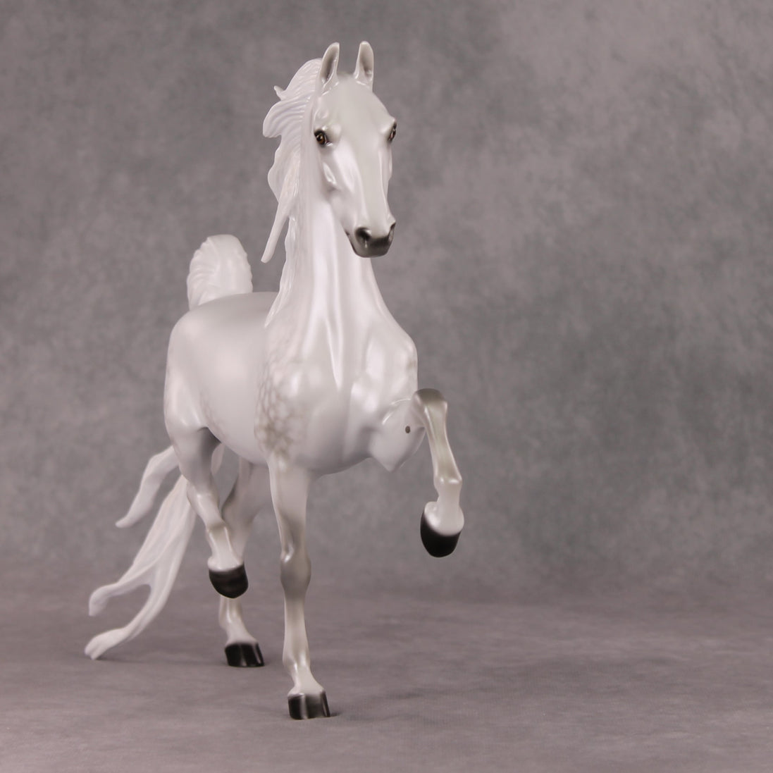 Step Inside OOAK Light Dapple Grey American Saddlebred By Ellen Robbins HS24