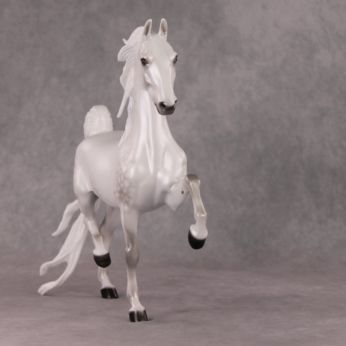 Step Inside OOAK Light Dapple Grey American Saddlebred By Ellen Robbins HS24