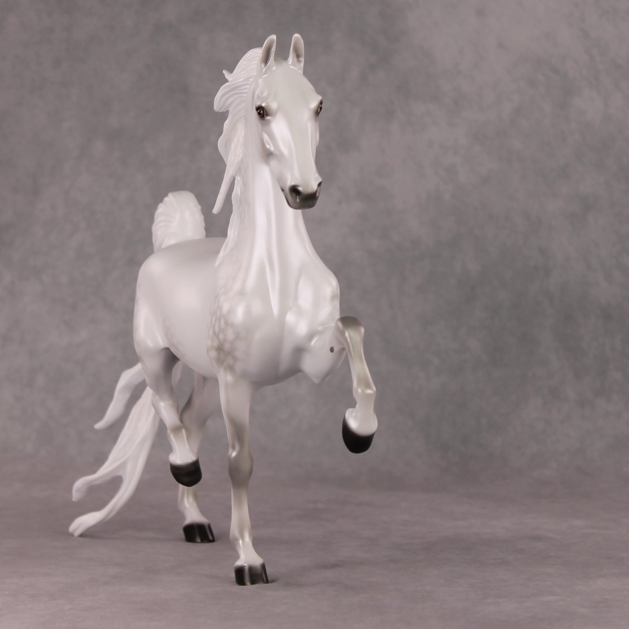 Step Inside OOAK Light Dapple Grey American Saddlebred By Ellen Robbins HS24