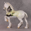 A Lot for Christmas OOAK Ornament Deco Trotting Drafter By Dawn Quick HS24