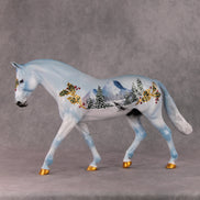 Snowflake OOAK Christmas Winter Deco Scene Irish Draught By Dawn Quick HS24