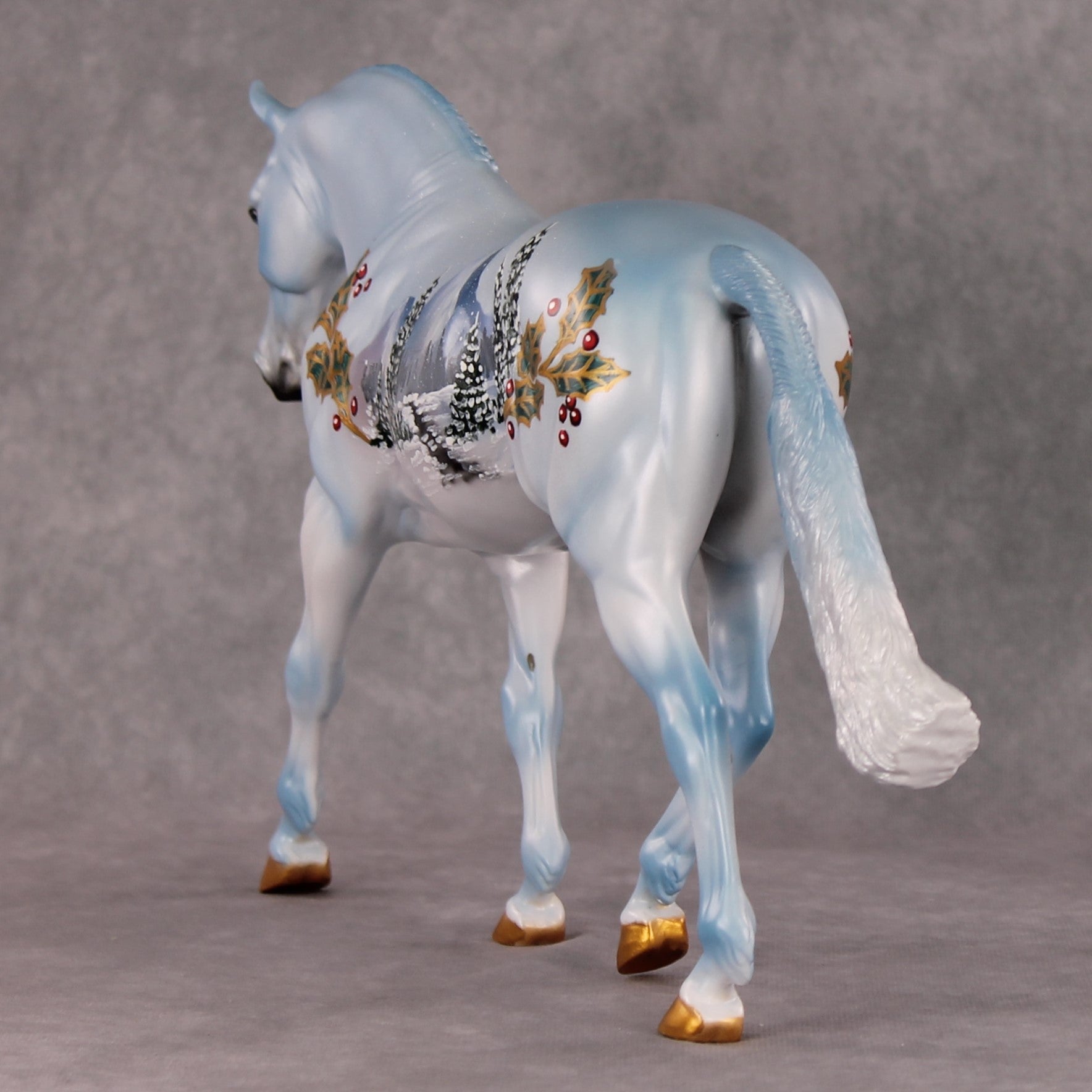 Snowflake OOAK Christmas Winter Deco Scene Irish Draught By Dawn Quick HS24