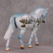 Snowflake OOAK Christmas Winter Deco Scene Irish Draught By Dawn Quick HS24