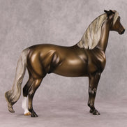 Luigi OOAK Chocolate Palomino Custom Pinned Eared Morgan By Angela Marleau HS24