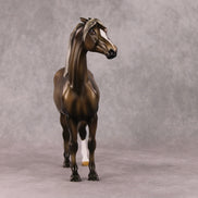 Luigi OOAK Chocolate Palomino Custom Pinned Eared Morgan By Angela Marleau HS24