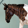 Mingulay OOAK Pinto Zebra Hybrid Mule By Jess Hamill EQ24 End of Month Sample and OOAK Sale SS724