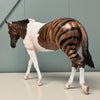 Mingulay OOAK Pinto Zebra Hybrid Mule By Jess Hamill EQ24 End of Month Sample and OOAK Sale SS724