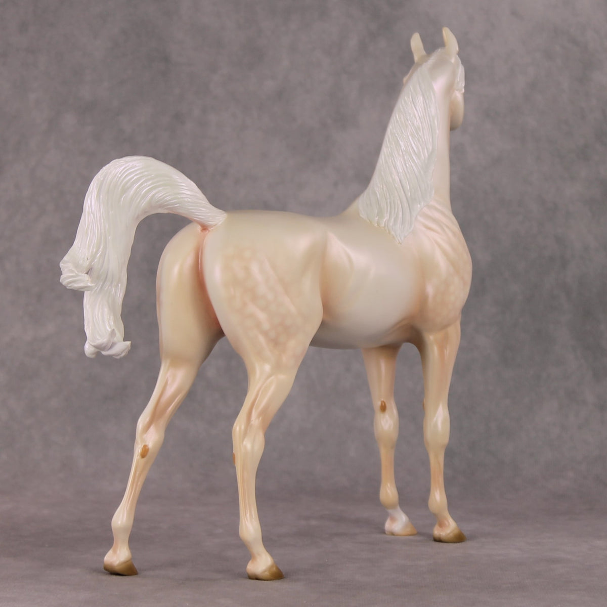 Meringue OOAK Dappled Cremello Arabian By Ashley Palmer HS24