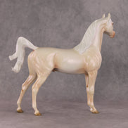 Meringue OOAK Dappled Cremello Arabian By Ashley Palmer HS24