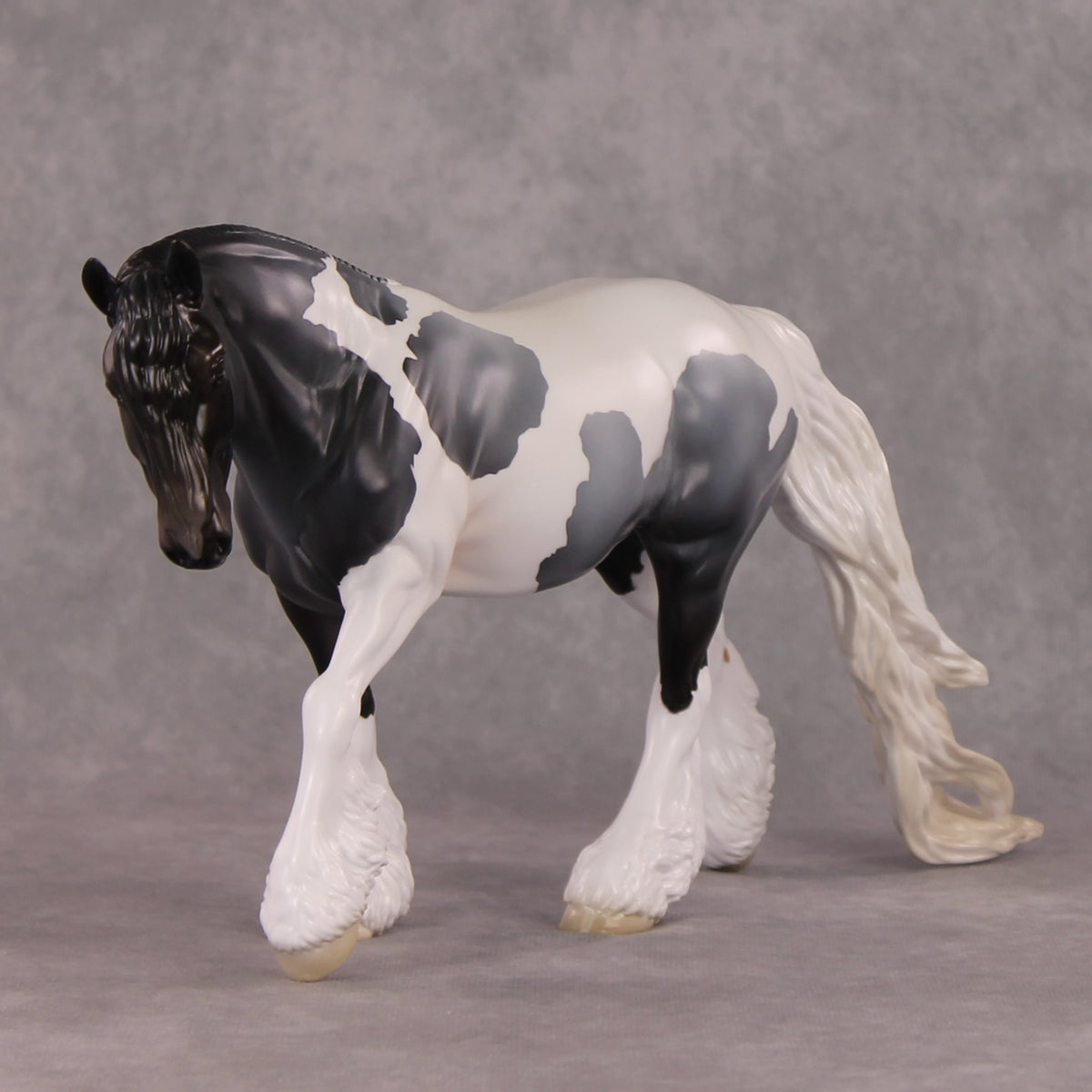 Brumal OOAK Blue Roan Pinto Irish Cob By Jess Hamill HS24