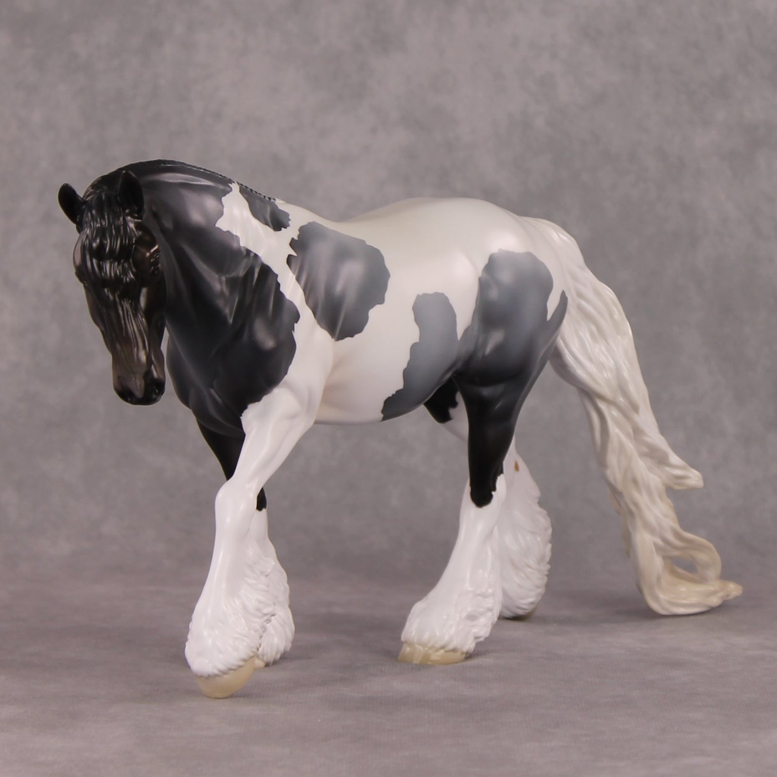Brumal OOAK Blue Roan Pinto Irish Cob By Jess Hamill HS24