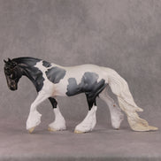 Brumal OOAK Blue Roan Pinto Irish Cob By Jess Hamill HS24