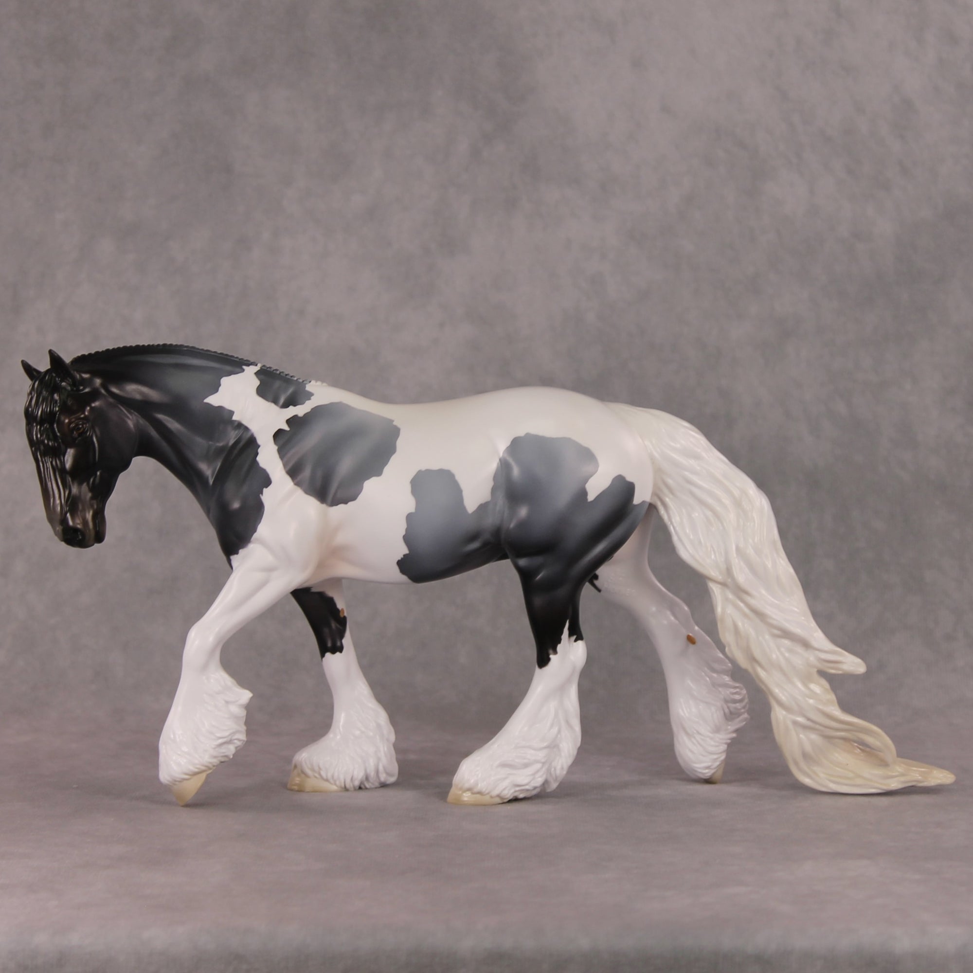 Brumal OOAK Blue Roan Pinto Irish Cob By Jess Hamill HS24