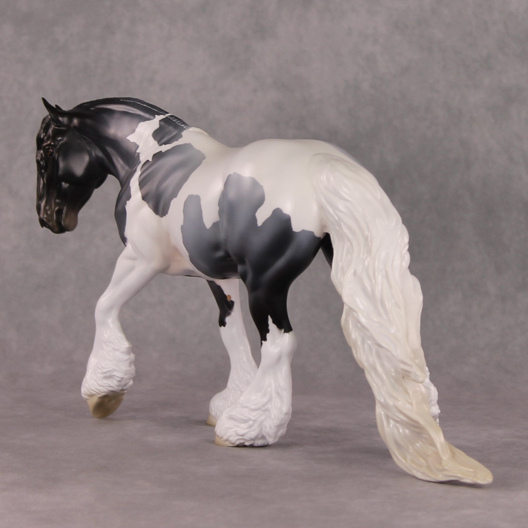 Brumal OOAK Blue Roan Pinto Irish Cob By Jess Hamill HS24