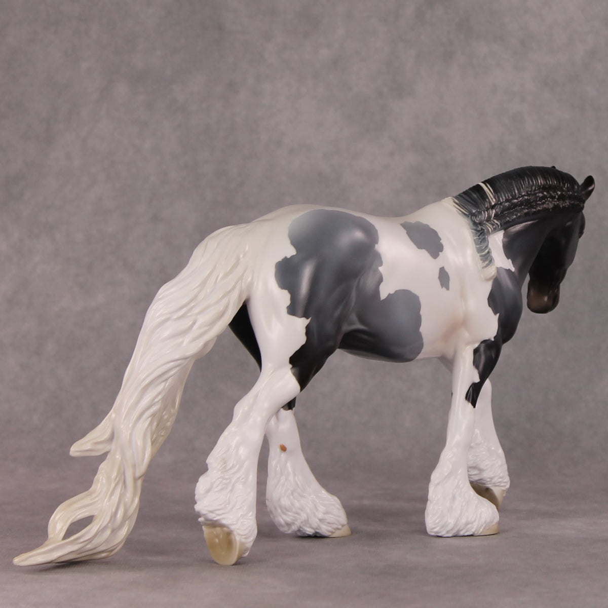 Brumal OOAK Blue Roan Pinto Irish Cob By Jess Hamill HS24