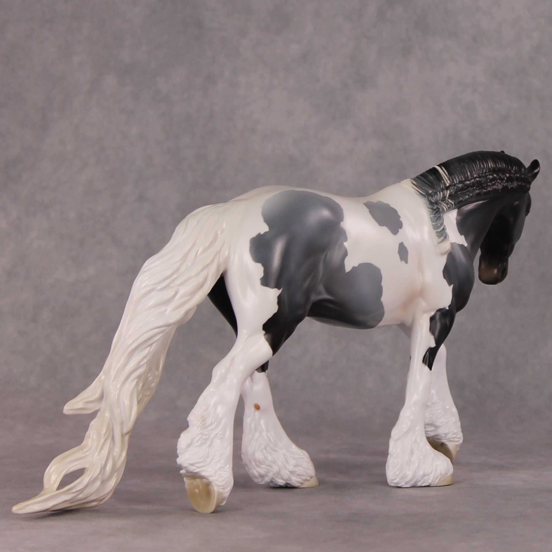 Brumal OOAK Blue Roan Pinto Irish Cob By Jess Hamill HS24