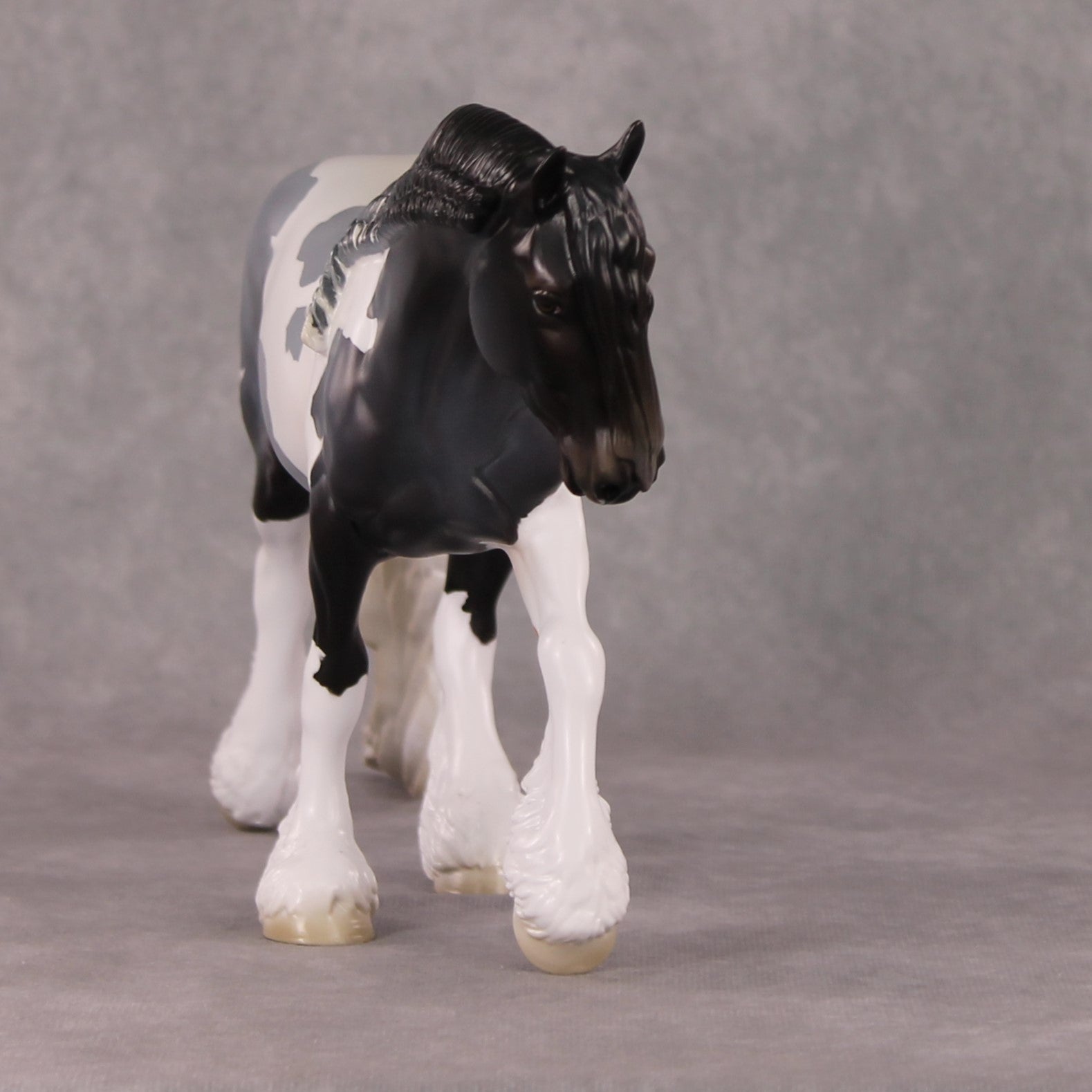 Brumal OOAK Blue Roan Pinto Irish Cob By Jess Hamill HS24