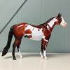 Impasto OOAK Bay Overo Ideal Stock Horse By Dawn Quick EQ24