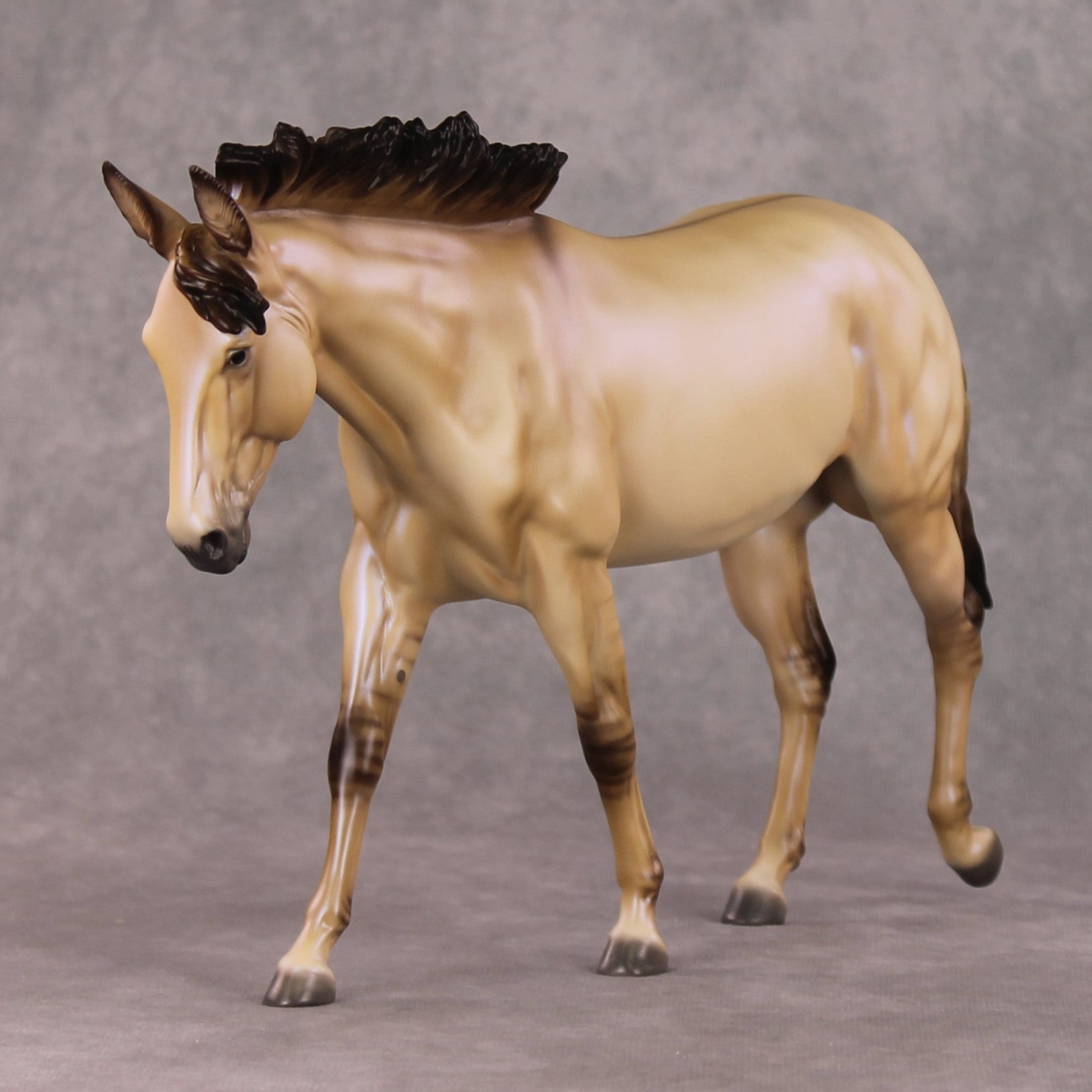 Wildest Fantasy OOAK Dark Dun Mule By Ellen Robbins HS24