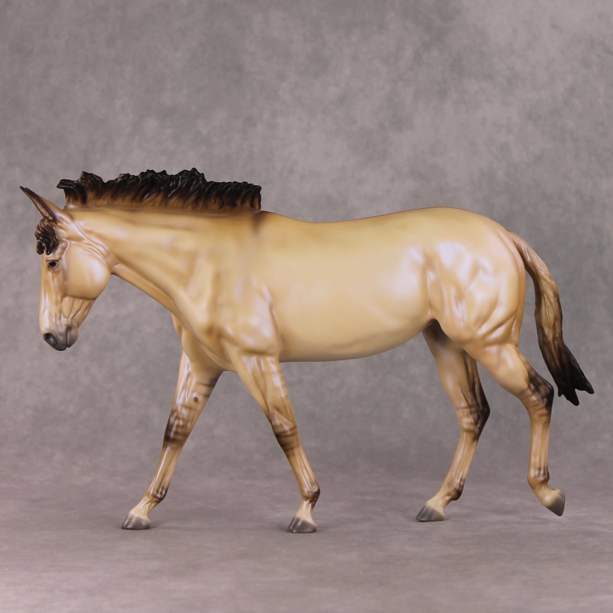 Wildest Fantasy OOAK Dark Dun Mule By Ellen Robbins HS24