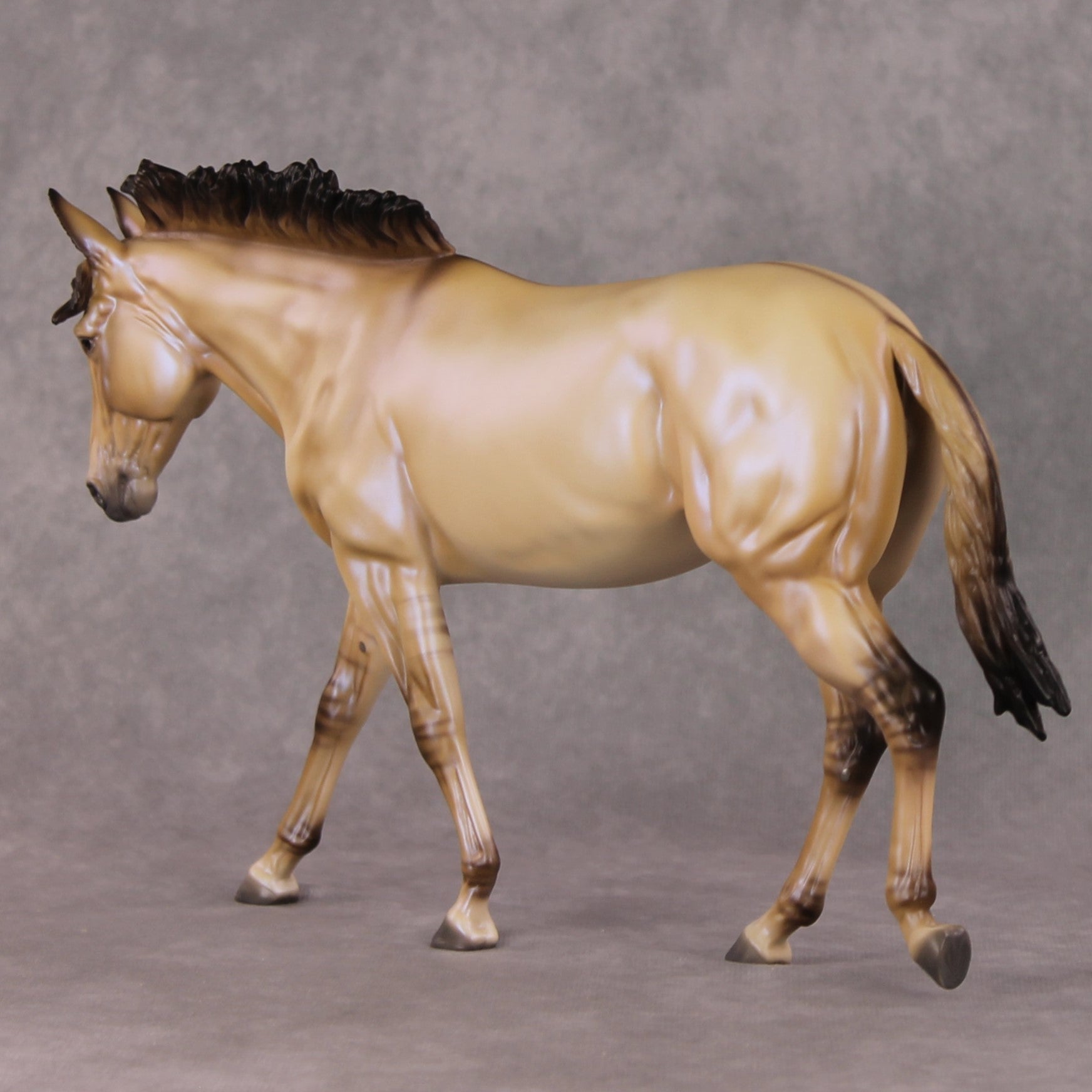 Wildest Fantasy OOAK Dark Dun Mule By Ellen Robbins HS24