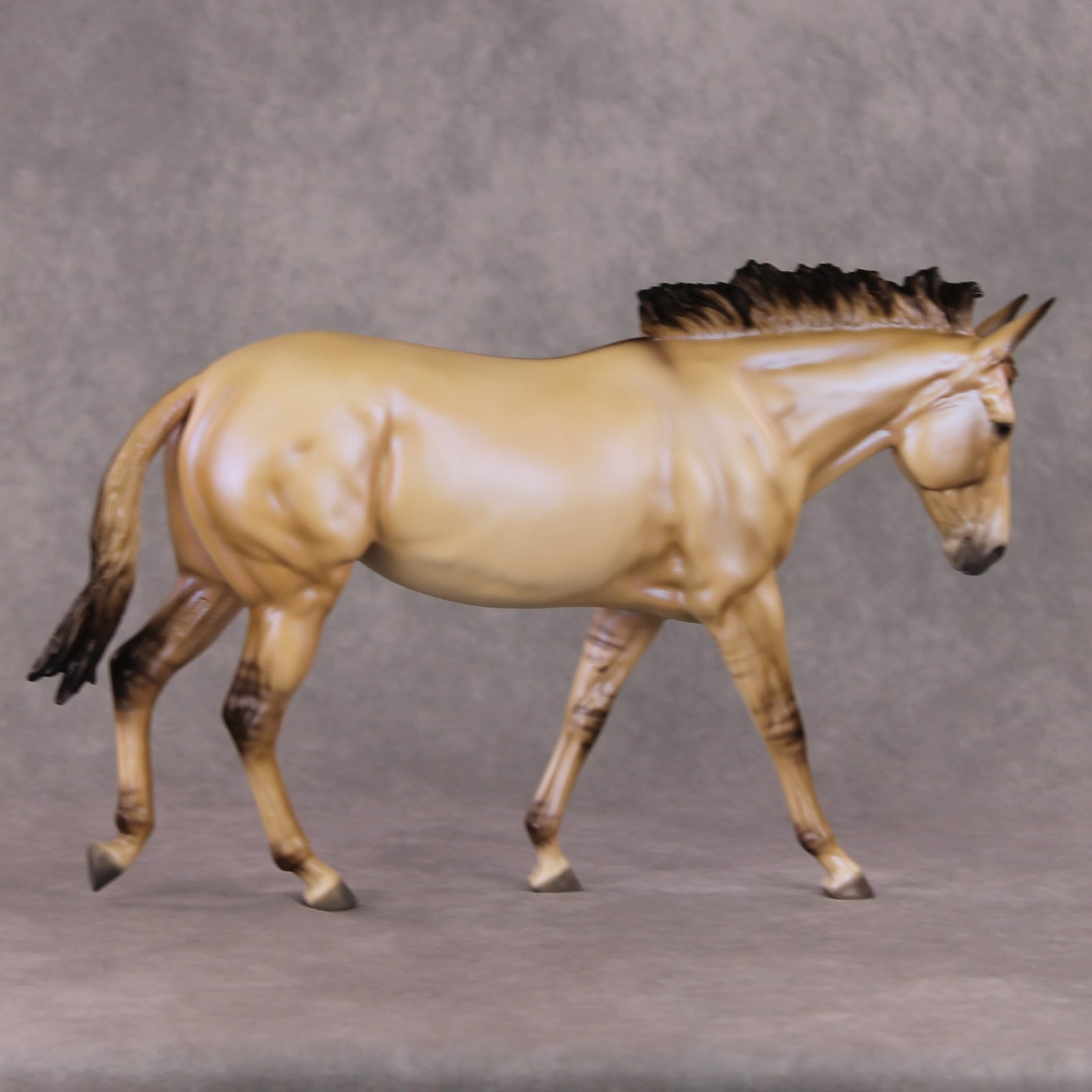 Wildest Fantasy OOAK Dark Dun Mule By Ellen Robbins HS24