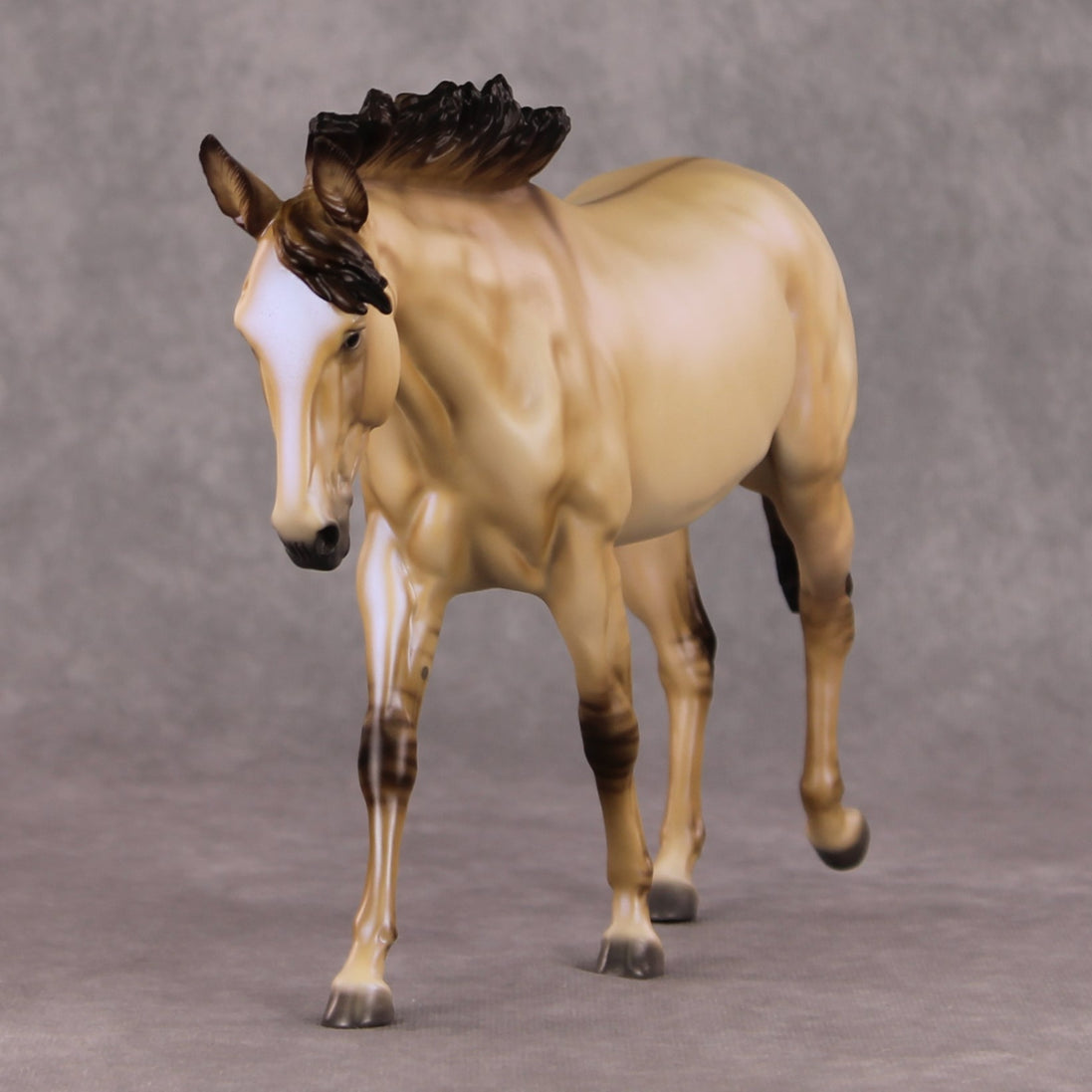 Wildest Fantasy OOAK Dark Dun Mule By Ellen Robbins HS24