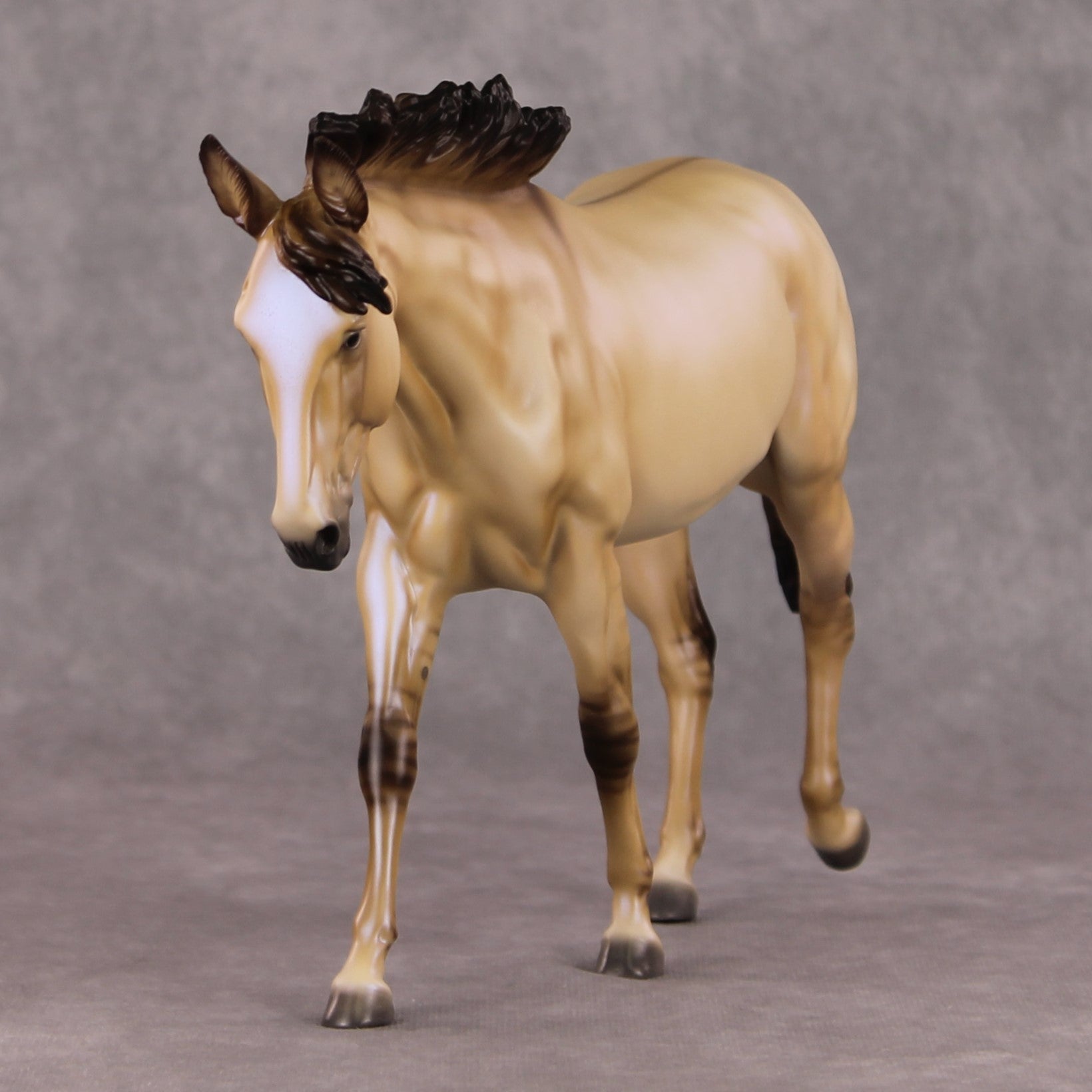 Wildest Fantasy OOAK Dark Dun Mule By Ellen Robbins HS24