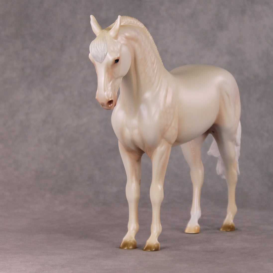 Sugar Plum Prince OOAK  Dappled Cremello Andalusian By Ashley Palmer HS24