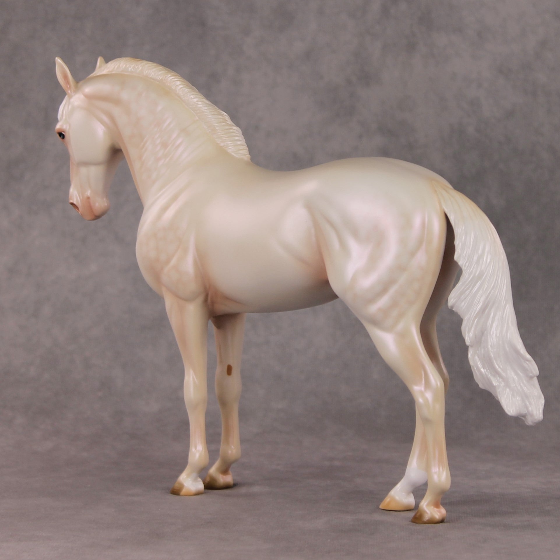 Sugar Plum Prince OOAK  Dappled Cremello Andalusian By Ashley Palmer HS24