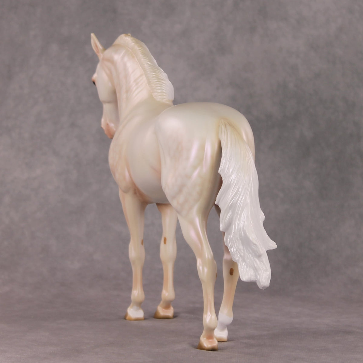 Sugar Plum Prince OOAK  Dappled Cremello Andalusian By Ashley Palmer HS24