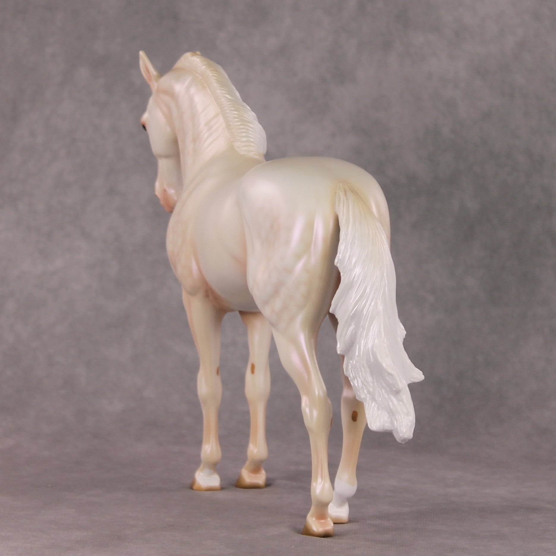 Sugar Plum Prince OOAK  Dappled Cremello Andalusian By Ashley Palmer HS24
