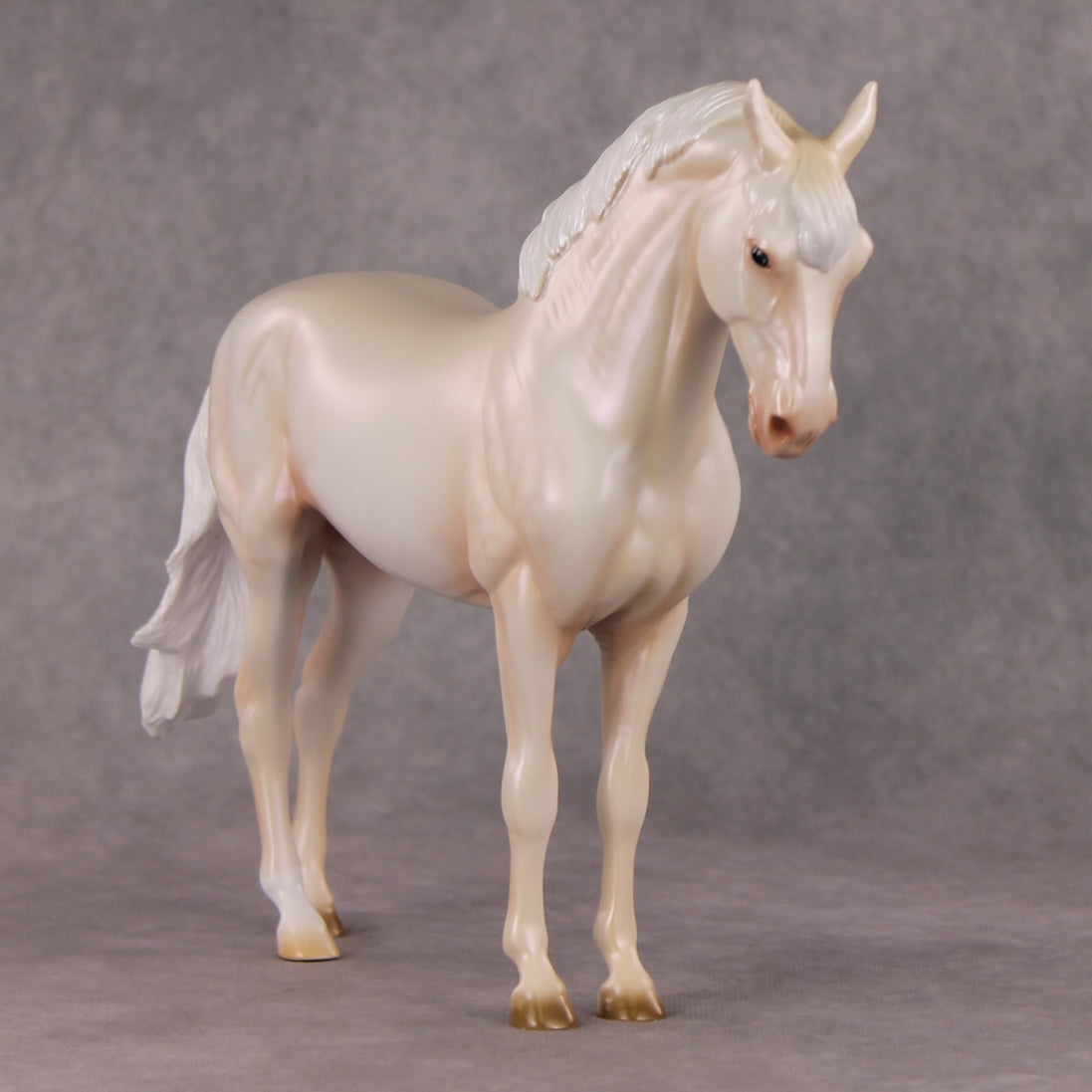 Sugar Plum Prince OOAK  Dappled Cremello Andalusian By Ashley Palmer HS24