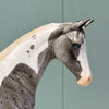 Halcyon OOAK Fleabitten Grey Tobiano Weanling By Dawn Quick EQ24