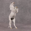 Snow Day OOAK Light Dapple Grey Rearing Pebble By Ellen Robbins HS24