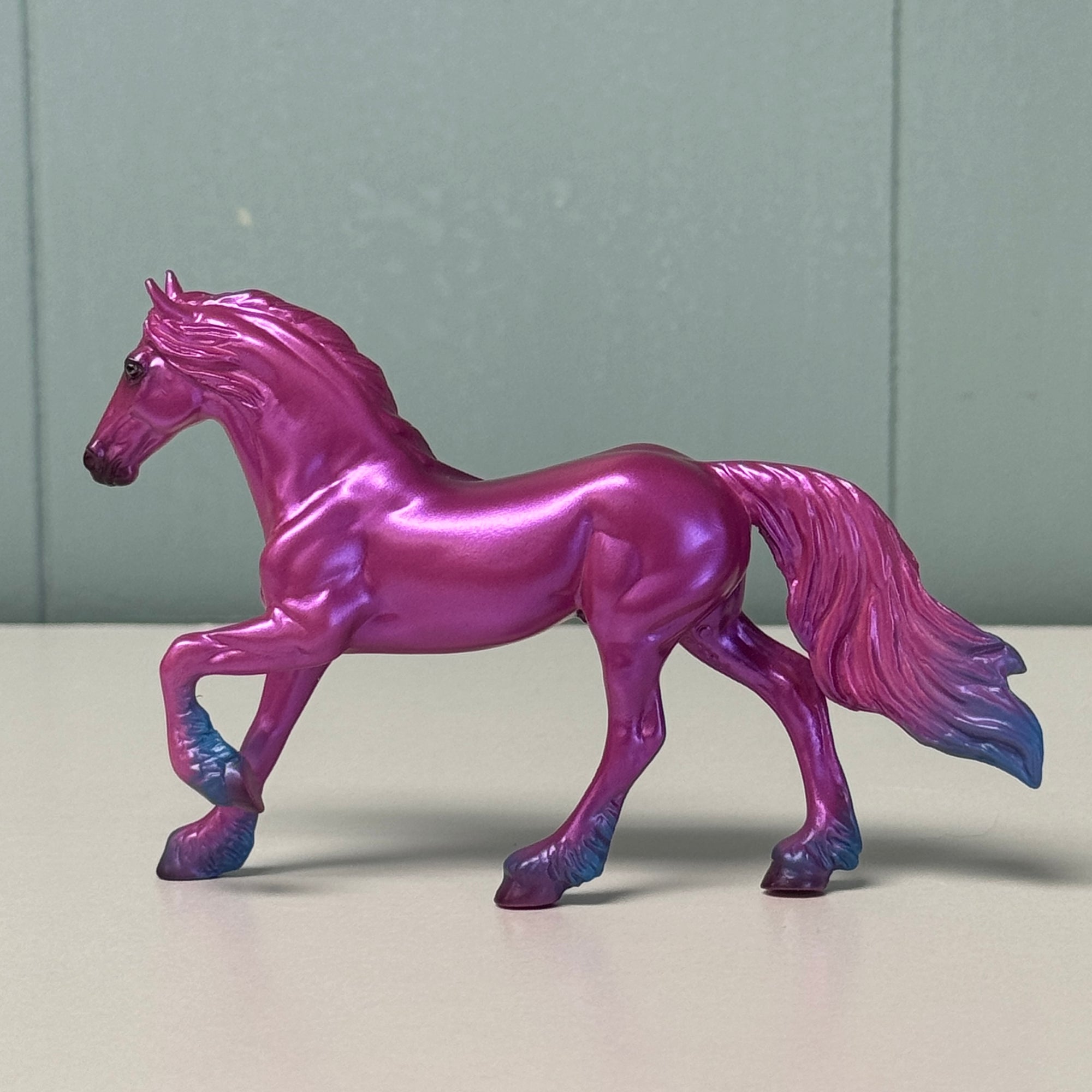 Gone Viral Mini SAMPLE Deco Friesian Chip By Ashley Palmer EQ24 Based on AotH Entry Digital Art From Sarah Biondo SS1024