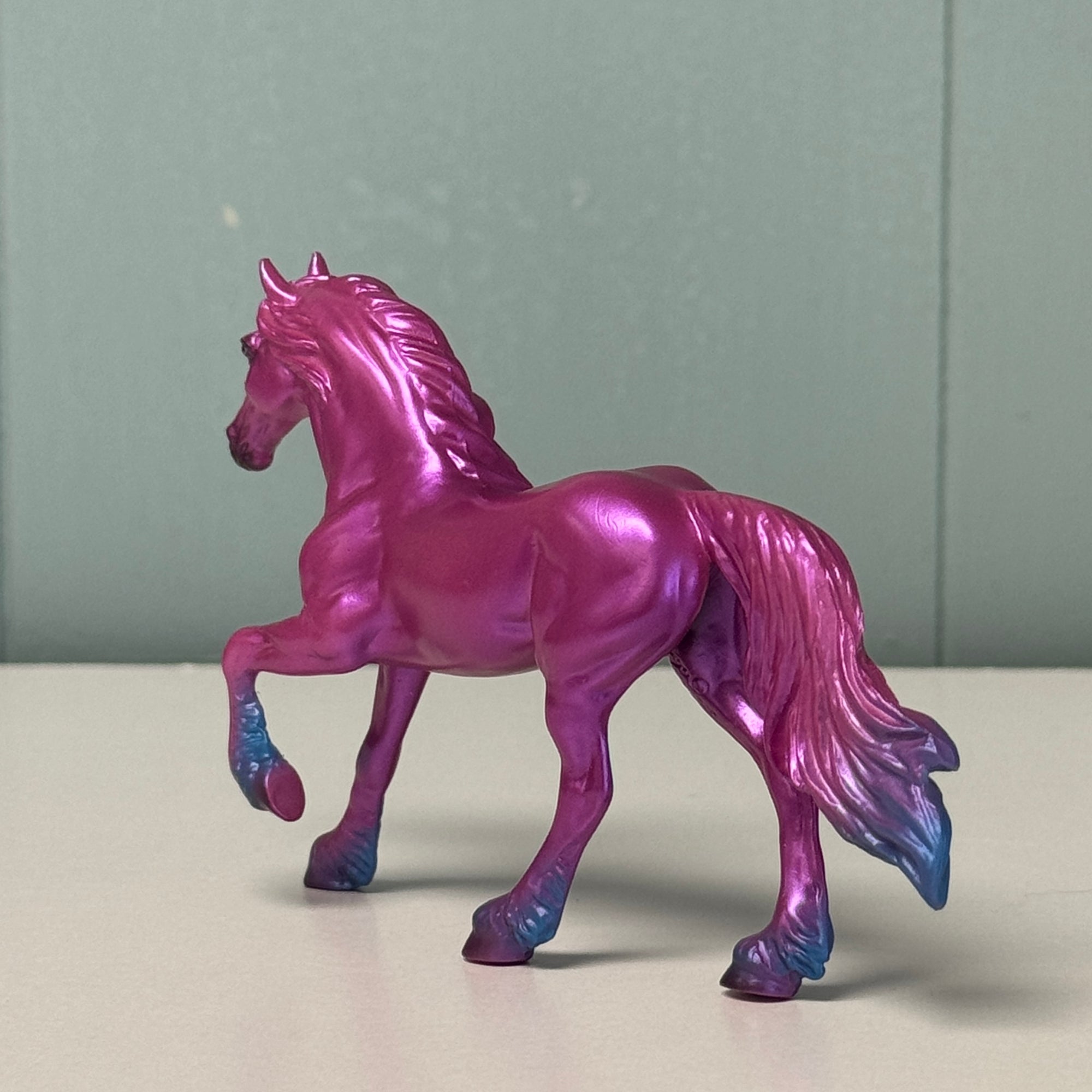 Gone Viral Mini SAMPLE Deco Friesian Chip By Ashley Palmer EQ24 Based on AotH Entry Digital Art From Sarah Biondo SS1024