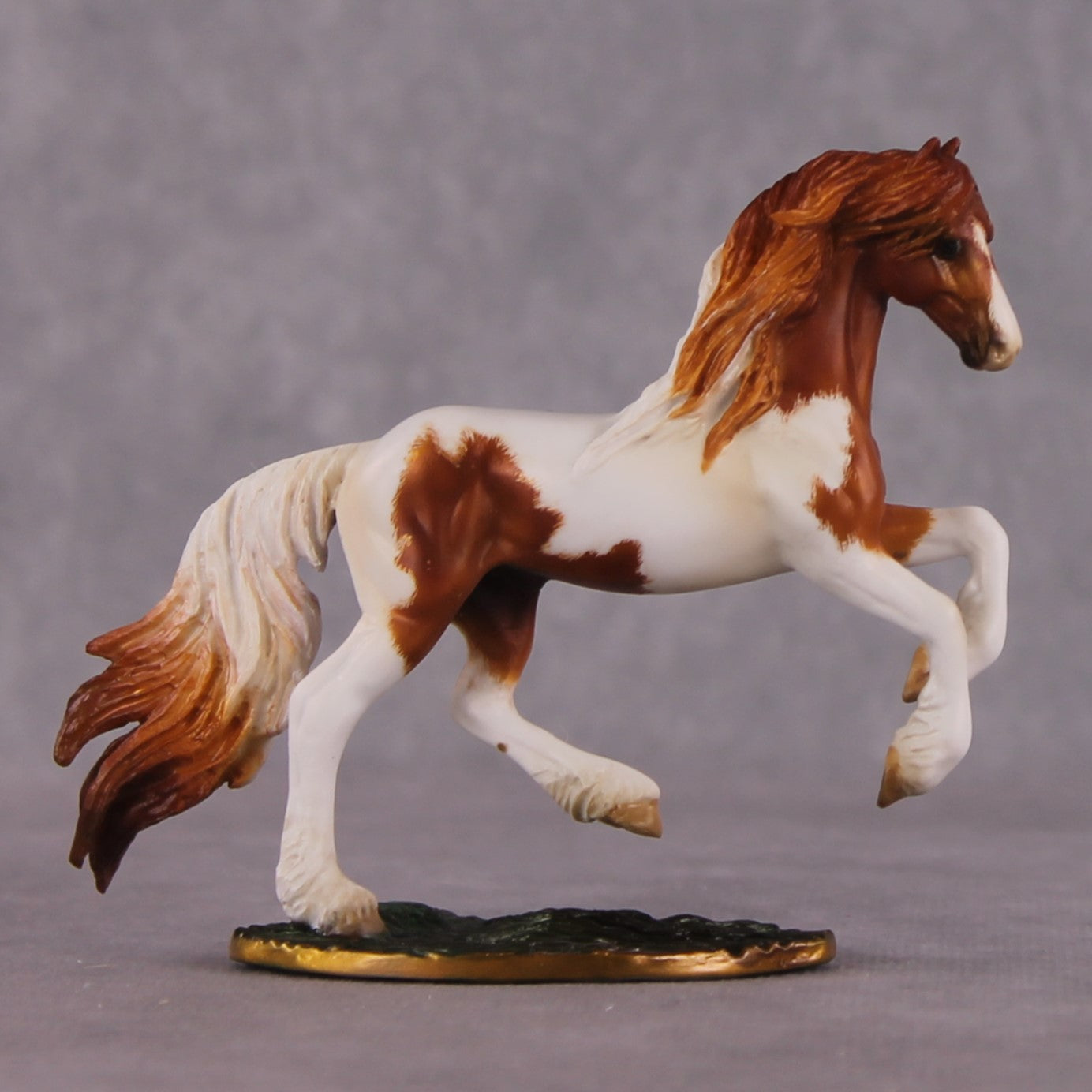 "How Fare Thee" OOAK EFCM Friesian Chip By Kristen Cermele - April GemStones Series
