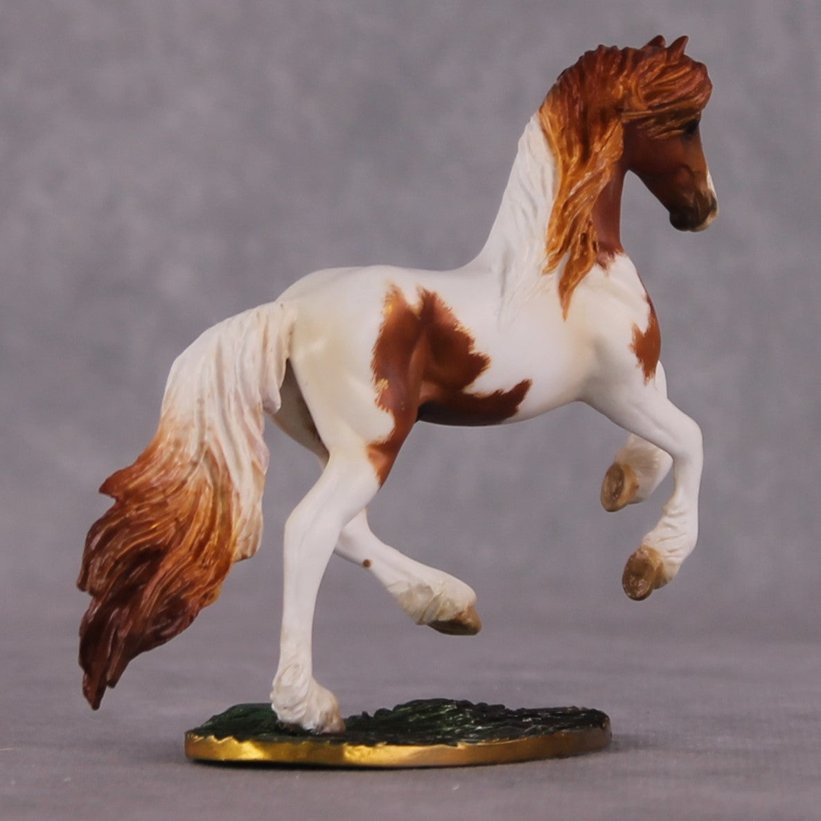 "How Fare Thee" OOAK EFCM Friesian Chip By Kristen Cermele - April GemStones Series